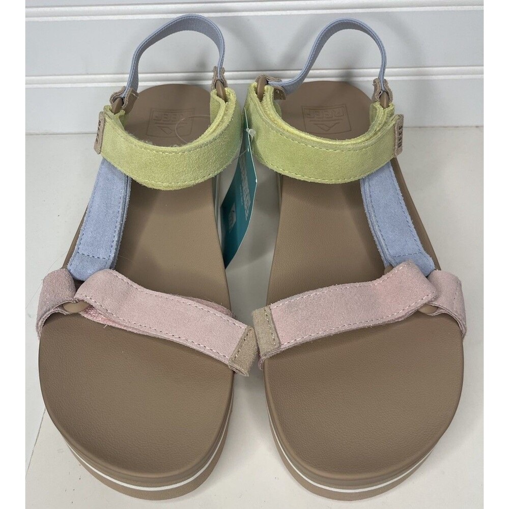 NWT Women's Reef Cushion Comfort REM HI Meringue Sandals #CJ5879 Size 10